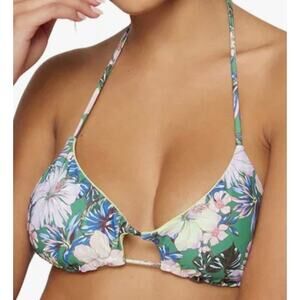 O’Neill Bellamy Floral Madrid Bikini Top XS NWT